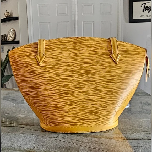 Louis Vuitton Saint-Jacques GM Yellow Epi Leather Tote Bag Vintage- Rare - Picture 3 of 16